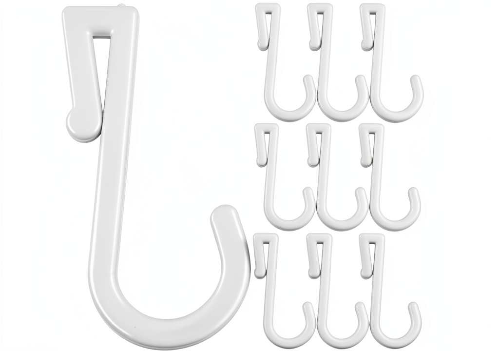 ARTIBETTER plastic pegboard hooks installed on a standard pegboard