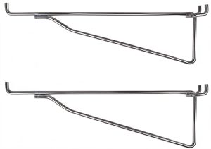 Pro-Craft Metal Pegboard Shelf Brackets 12 Inch Wall Mount-0