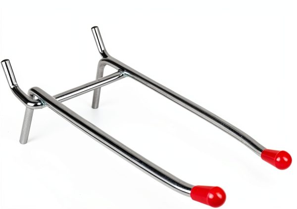 DOVETAIL Pegboard Hooks Steel Double Prong Adjustable-2