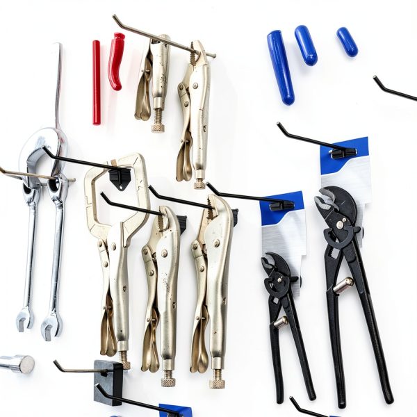 Shimeyao Pegboard Hooks Metal Rubber Storage Organizer-6
