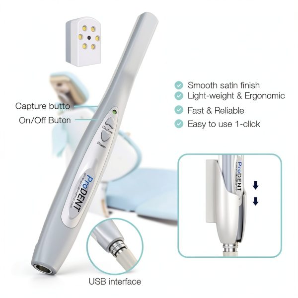 ProDENT Intraoral Camera Auto Focus Anti Fog Dental Imaging-3