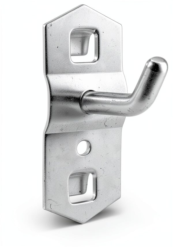 PRETYZOOM Pegboard Hooks Silver Metal Modern Organizer-1