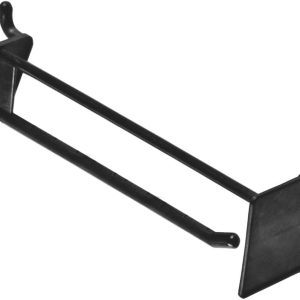 Azar Displays Pegboard Hooks Black Nylon 50 Pack Modern-0