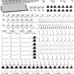 FRIMOONY Pegboard Hooks Iron Rust Resistant Tool-0