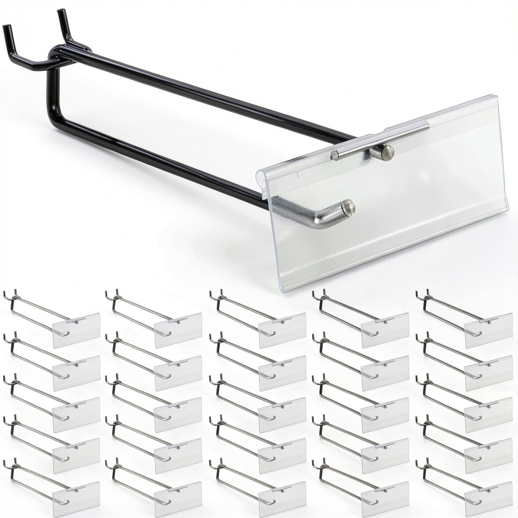Tandefio pegboard hooks installed in a garage setting