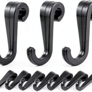 Yardenfun Plastic Pegboard Hooks Modern Black Storage-0