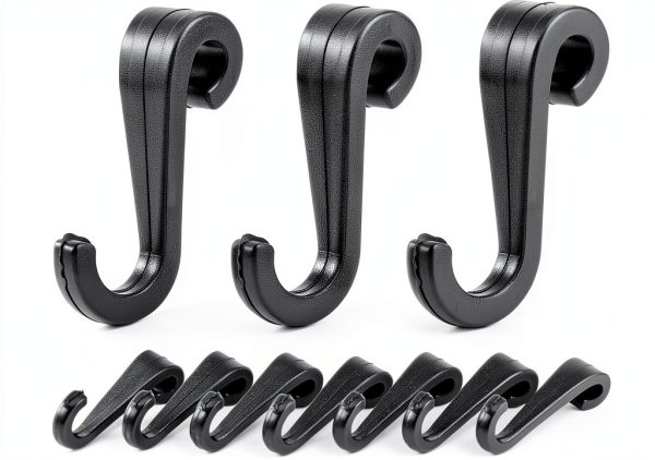 Yardenfun Plastic Pegboard Hooks Modern Black Storage-0