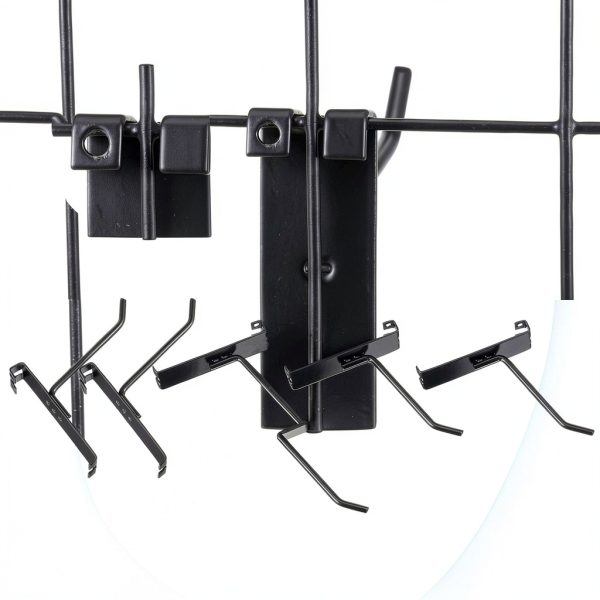 COMNICO Gridwall Hooks Durable Iron Construction 15 Tilt-3