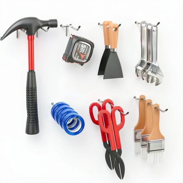 FRIMOONY Pegboard Hooks Industrial Iron Rust Resistant-5