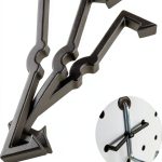 YuxLnJxem Pegboard Hook Locks Plastic Wall Mount Classic-0