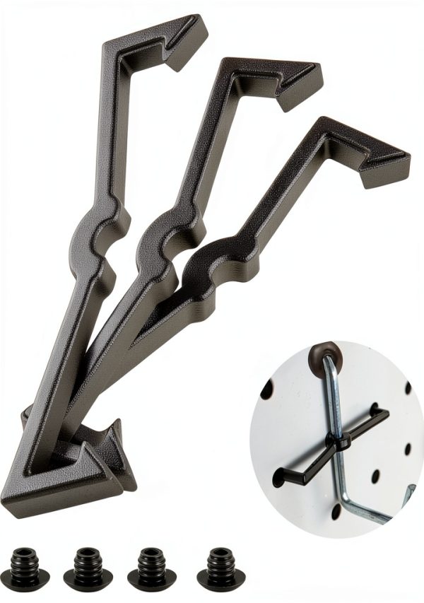 YuxLnJxem Pegboard Hook Locks Plastic Wall Mount Classic-0