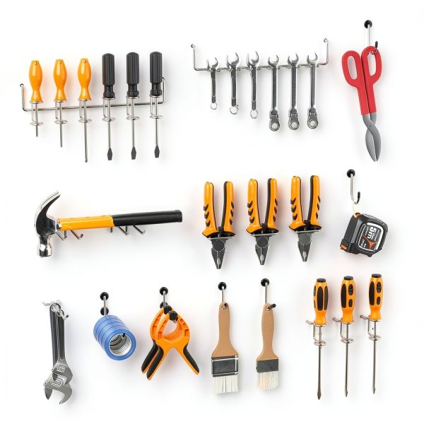 FRIMOONY Pegboard Hooks Industrial Iron Rust Resistant-1
