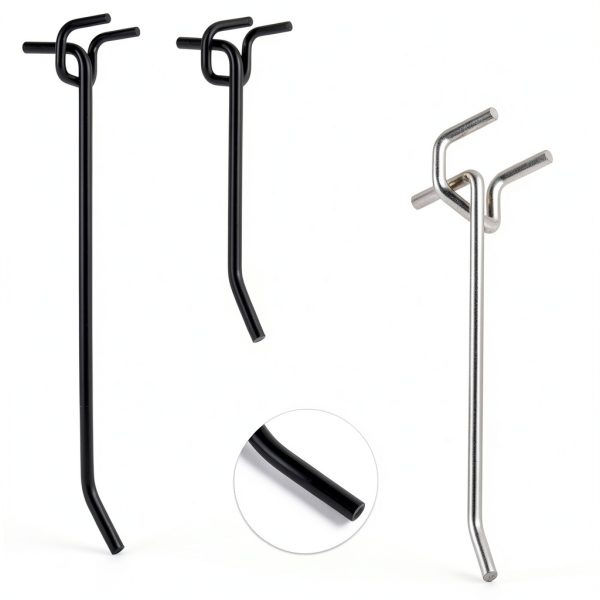 Limbeuuu Pegboard Hooks Heavy Duty Alloy Steel Wall Mount-2