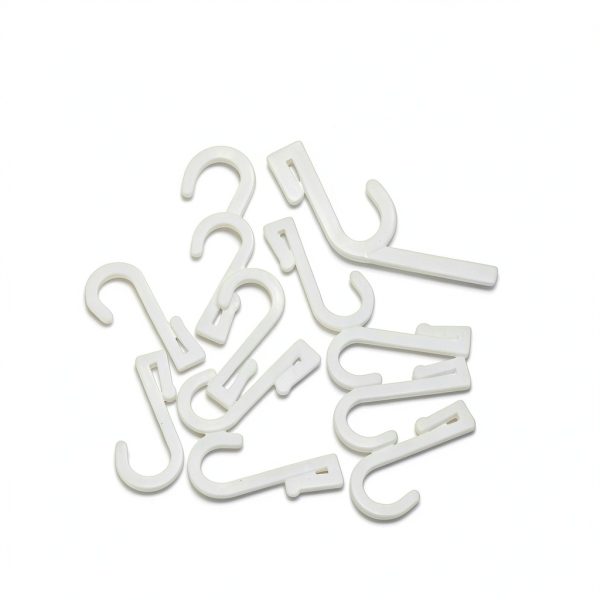 ARTIBETTER Plastic Pegboard Hooks Modern Style White-7