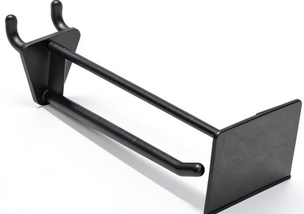 Azar Displays Pegboard Hooks Black Nylon Heavy Duty-0