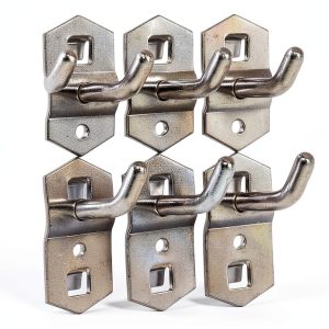 PRETYZOOM Pegboard Hooks Silver Metal Modern Organizer-0