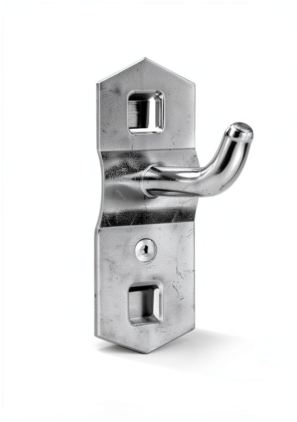 PRETYZOOM Pegboard Hooks Silver Metal Modern Organizer-7