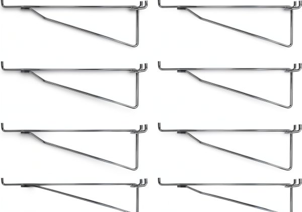 Pro-Craft Metal Pegboard Shelf Brackets Heavy Duty Rust-0
