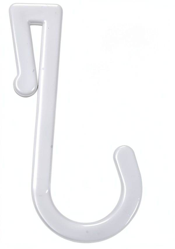 ARTIBETTER Plastic Pegboard Hooks Modern Style White-1