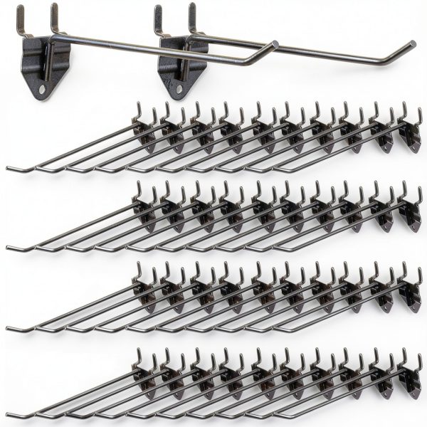 Shimeyao Pegboard Hooks Metal Rubber Storage Organizer-0
