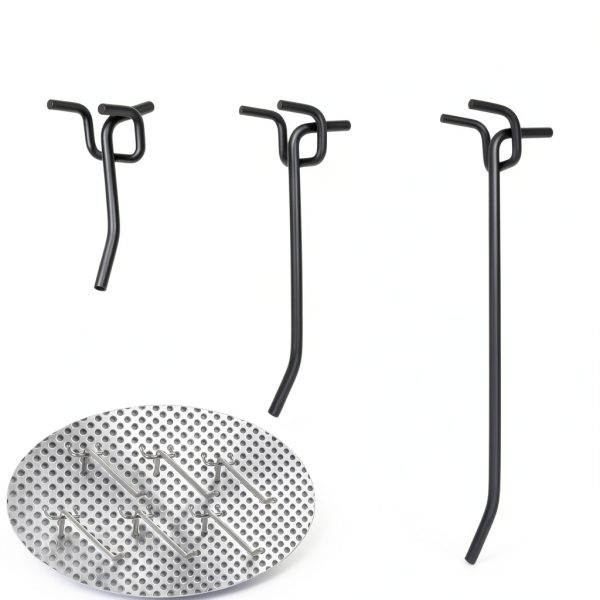 Limbeuuu Pegboard Hooks Heavy Duty Alloy Steel Wall Mount-1