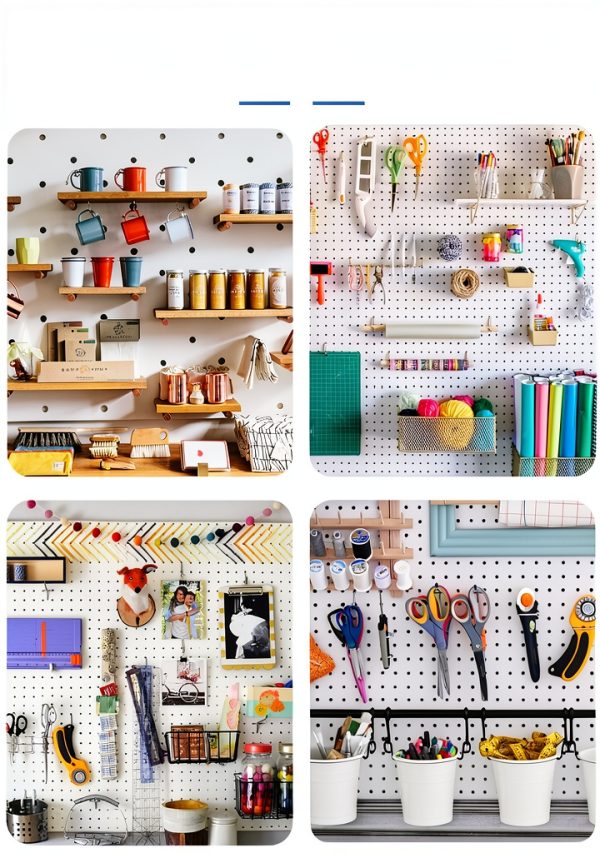 ZRD Heavy Duty Hang Tabs 100pcs Pegboard Hooks Wall Mount-1