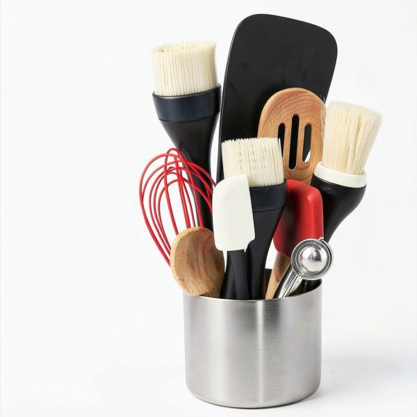 OXO Stainless Steel Rotating Utensil Holder Kitchen-3