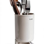 Underdog Self-Draining Utensil Holder with Drainage Spout – Glossy-0