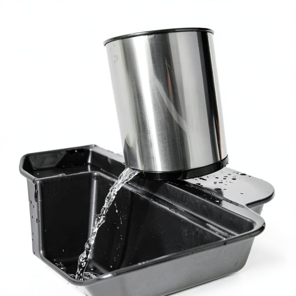 Stainless Utensil Caddy Taizhou 360 Rotating-5