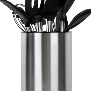 Stainless Utensil Caddy Taizhou 360 Rotating-0