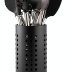 Kitchen Utensil Holder Set Polished Stainless Steel by Berglander-0