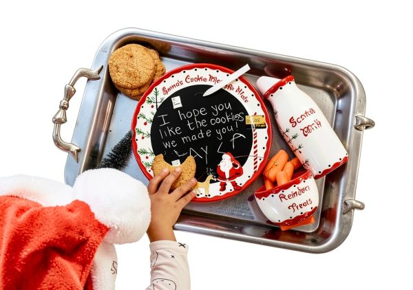 Child to Cherish Santa's Message Plate Set with Santa Cookie Plate-5