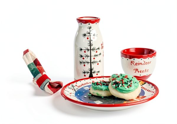 Child to Cherish Santa's Message Plate Set with Santa Cookie Plate-8