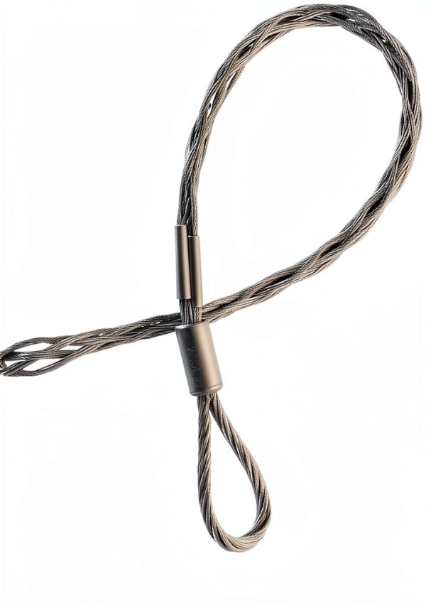 Cable Pulling Socks QWORK 3.3ft Grip for 1-2" Cable, 3306lb Strength-6