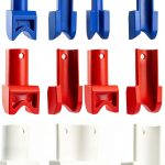 Roowest 12 Pcs Conduit Wire Pulling Tools with 12 Open Ring Holders, Multi Pack Cable Pulling Guides, Electrical Box Cable Pull Tools, Prevent Wire Damage During Pulls, 4 Each 1/2, 3/4, 1"-0