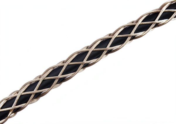 Cable Pulling Grip Sock Kit Galvanizing Steel Antislip Pipe Cable Wire Pulling Grips Lassos Set Flexible Eye Mesh Rope Black-7