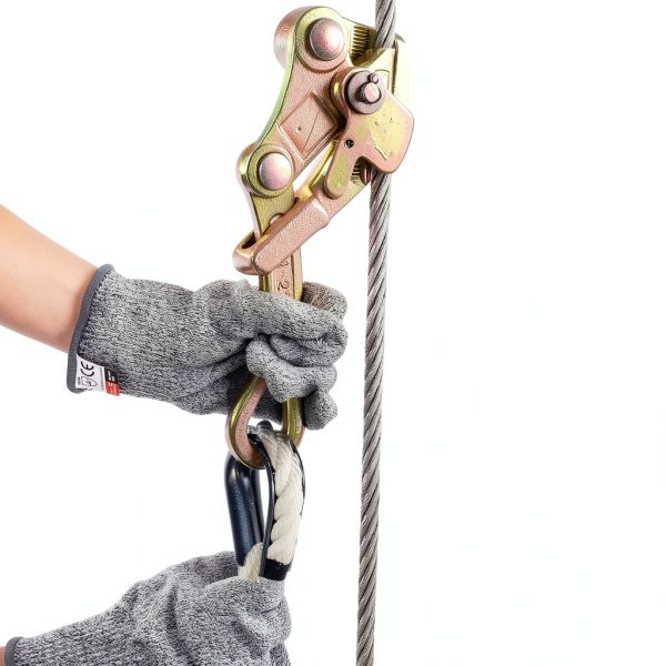 Cable Grip 2 Ton Steel Wire Puller WRINGKIT Gold 4-22mm Tensioner-5