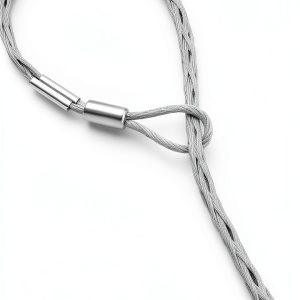 Cable Pulling Socks QWORK 3.3ft Grip for 1-2" Cable, 3306lb Strength-0